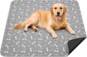 Washable Pee Pad for Dogs — 2 Pack Large Reusable Puppy Pads — Gray / 36*48 Inch (Pack of 2)