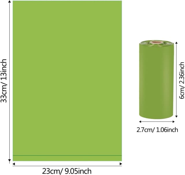 Dog Poop Bags Rolls: Extra Thick Leak Proof Easy Tear — 13 x 9 in 1140 Count