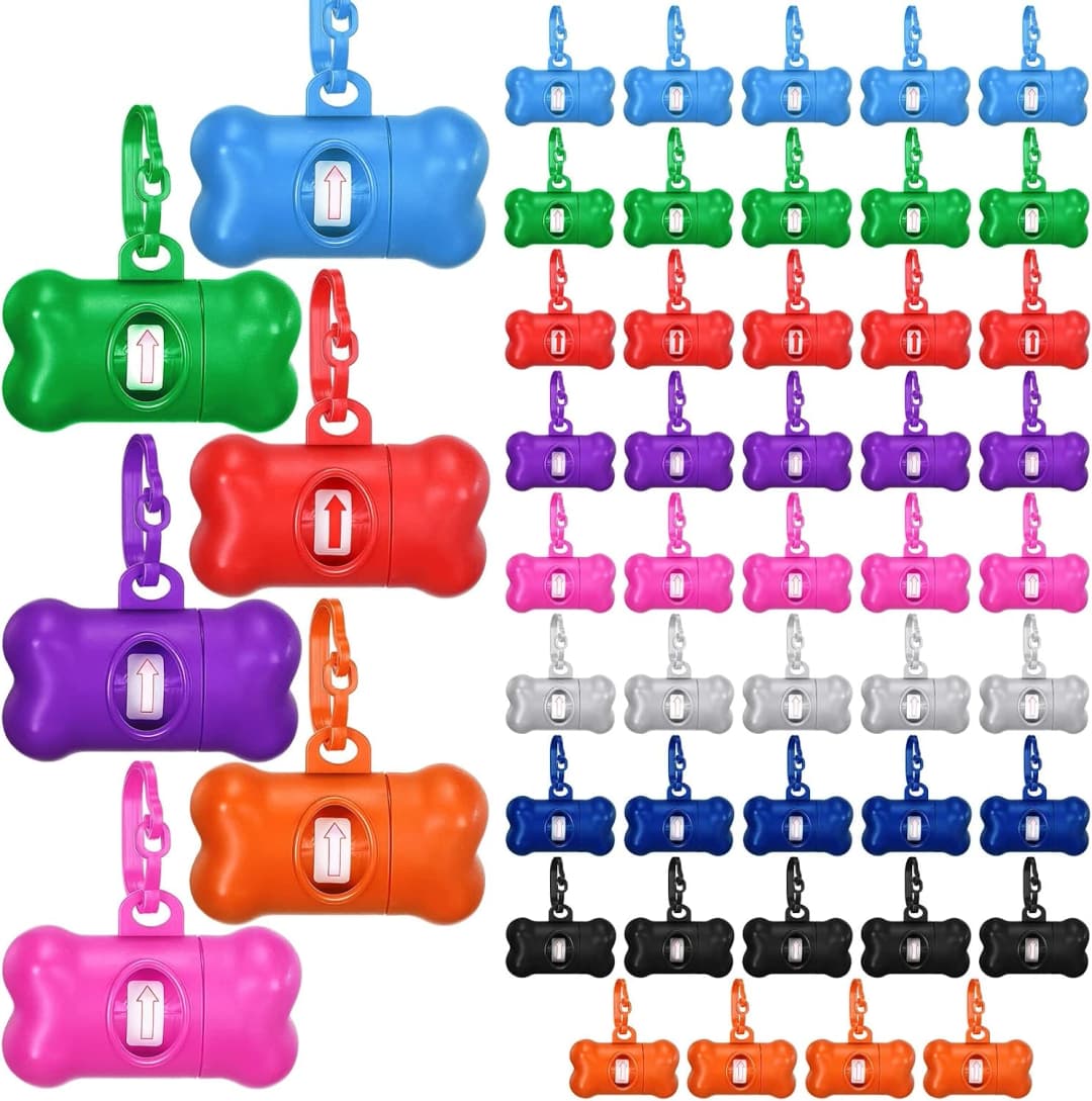 50 Pack Dog Poop Bag Holders for Leashes — Classic — Classic