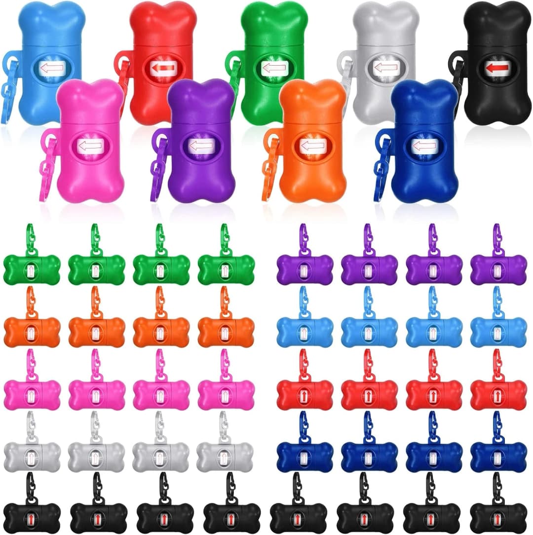80 Pcs Dog Poop Bag Dispenser with Dog Waste Bags — Original option
