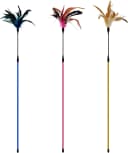 3 Pack 22.8" Extra Long Cat Feather Wand Toys — Original option
