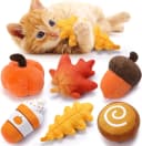 Plush Fall Catnip Toys for Indoor Cats 6 Pack — Pumpkin Shape — Original option