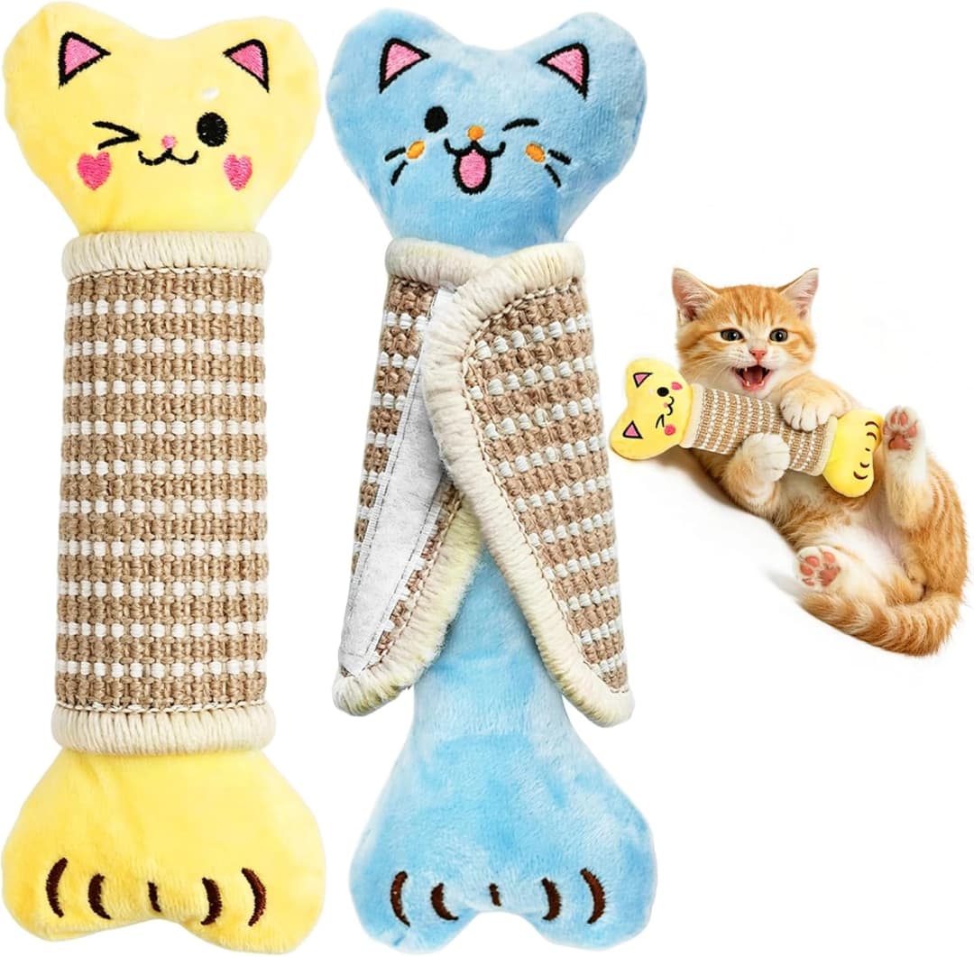 Catnip Cat Toys Pillows for Indoor Kittens Kicker Chew — 9.45 Inches — Original option