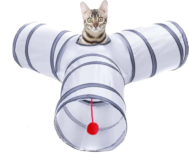 Cat Tunnel — Collapsible Tube with 1 Play Ball Toys