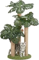31.5Inch Cat Scratching Post — Monstera tree