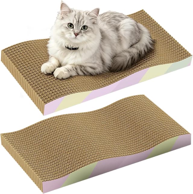 Cat Scratching Board 2-Pack — Reversible Cat Scratcher Pad