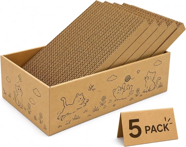 5-Pack Reversible Cat Scratcher
