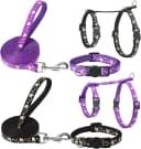 2 Pack Cat Harness and Leash with Collar Set — Multicolor