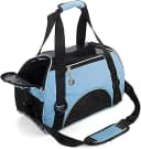 Cat Carrier — Soft-Sided Pet Travel Carrier for Cats — Small-Blue