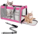 Pet Carrier for Large Cats of 20 Lbs — Pink