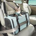 Cat Carrier Soft with Safety Buckles — 18.0"L x 11.0"W x 11.0"H / Cyan blue