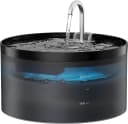 Cat Water Fountain: 108oz/3.2L Cat Fountain Super Silent Pet Drinking Dispenser - Water Fountains for Kitty — Black Cat fountain