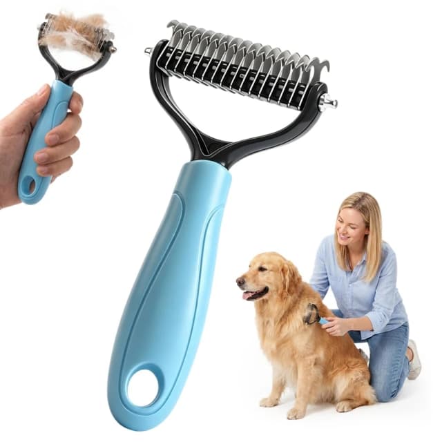 Double Sided Dematting Comb for Cats and Dogs