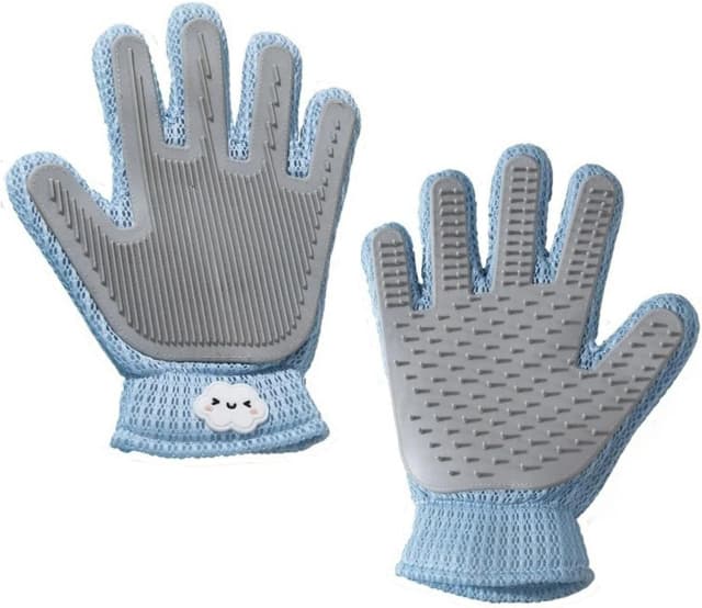 Cat Grooming Gloves — Upgraded 2-in-1 Double-Sided