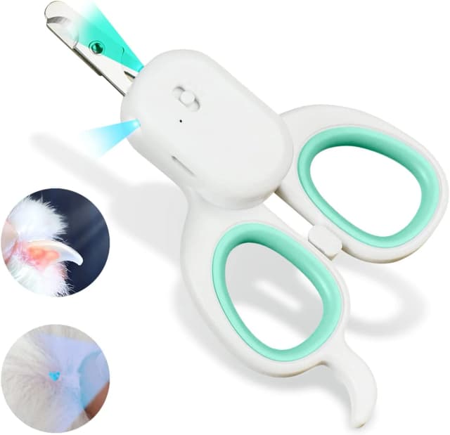 Cat Nail Clipper with LED Light