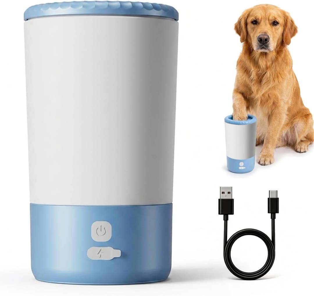Electric Dog Paw Cleaner Cup – Rechargeable Paw Cleaning Device with Soft Silicone Bristles — Original option