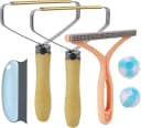Pet Hair Removal Tool: 6 Pcs Dog and Cat Hair Remover - Reusable Pet Hair Remover with Laundry Pet Hair Catcher — 6