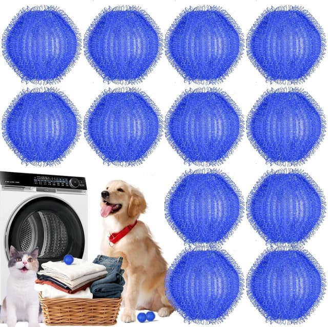 Pet Hair Remover for Laundry — Reusable Hair Catcher Balls for Pet Homes
