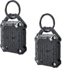 Waterproof Airtag Keychain Holder Case — Black 2Pack