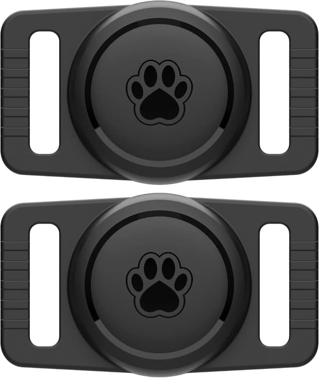 for Airtag Dog Collar Holder 2 Pack