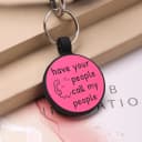 Quiet Engraved Silicone QR Code Pet ID | Personalized Dog and Cat Collar Tag | Online Profile | Location Alert — Have You People S1,pink