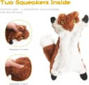 Unstuffed Woodland Squeaky Dog Toys — 5 Pack
