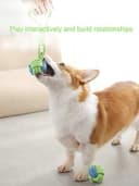 Dog Toy Interactive Chewing Rope Ball Toys Natural Cotton Washable Durable Tug of War for Small and Medium Dogs