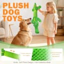 Dog Squeaky Toys Stretchable Crocodile for Interactive Tug of War