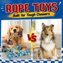 Tough and Strong Dog Rope Toy for Aggressive Chewers