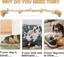 Dog Rope Toys for Aggressive Chewers — Chew Toys for Large Medium Dogs