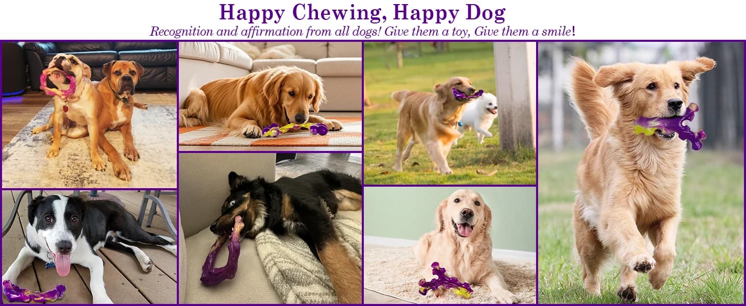 Tough Dog Toys for Aggressive Chewers 3 Pack — Indestructible Dog Toys for Large Dogs — product details