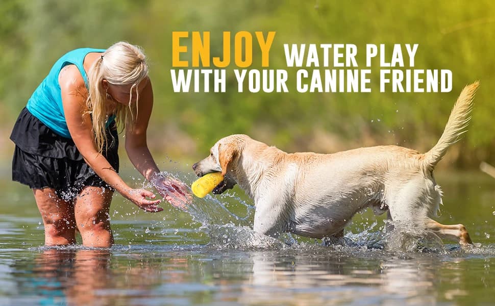 Dog Squeaky Toys Interactive Dog Toys for Aggressive Chewers Tough Rubber Chew Toys for Medium/Large Breed — Water-Based Interactive Game Toys