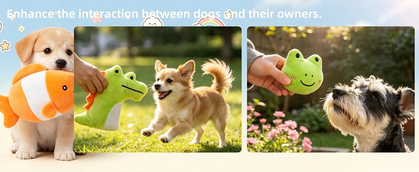 27 Pack Puppy Squeaky Toy Cute Bulk Plush for Small Dogs — product details