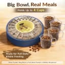 Adjustable 5-60 Min Slow Feeder Dog Bowl and Puzzle Feeder Anti-Gulping