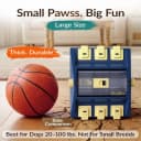 2-Level Dog Puzzle Toy Rotating Treat Dispenser for Small/Medium Dogs