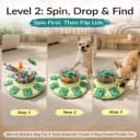 2-Level Dog Puzzle Toys — Treat Dispenser and Slow Feeder for Small Dogs