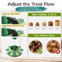 2-Level Dog Puzzle Toys — Treat Dispenser and Slow Feeder for Small Dogs