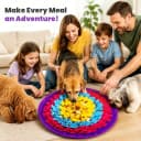 Snuffle Mat for Dogs — 19"x19" - Slow Feeder Bowl & Interactive Dog Puzzle Toy