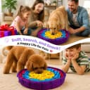 Snuffle Mat for Dogs — 19"x19" - Slow Feeder Bowl & Interactive Dog Puzzle Toy