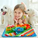 Snuffle Mat for Dogs — Sniff Mat Slow Feeding Mat for Small Pets Cats
