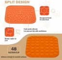 Lick Mat for Dogs - Slow Feeder Licking Mat with Suction Cups for Peanut Butter