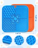 Lick Mat for Dogs — Slow Feeder with Suction Cups for Dog Anxiety Relief