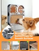 Stainless Steel Lick Mat for Dogs and Cats - Large Licking Pad with Suction Cups