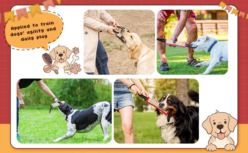 4 Pack Jute Dog Tug Toys — 11.8" Tug of War Rope Toy — product details