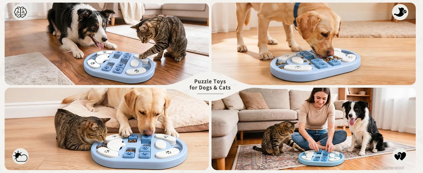 Dog Puzzle Toy — Interactive Enrichment Treat Food Puzzles — product details