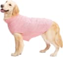 Cable Knit Turtleneck Dog Sweater with Leash Opening