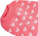 Dog Knitted Sweater Heart Puppy Sweater Warm Soft Pet Holiday Clothes for Small Dogs and Cats