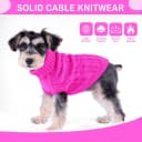 Sleeveless Turtleneck Knit Sweater for Small Dogs and Cats