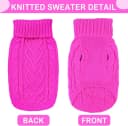 Sleeveless Turtleneck Knit Sweater for Small Dogs and Cats