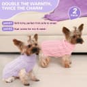 Dog Sweater 2 Pack for Small Dogs